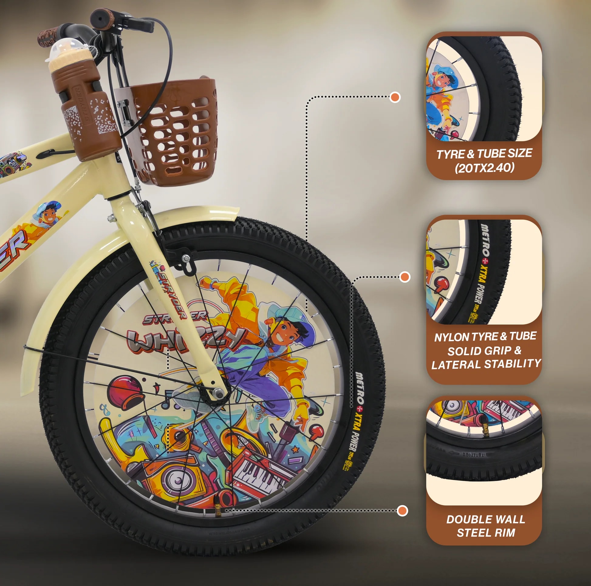 20T Whizzy Kids Cycles