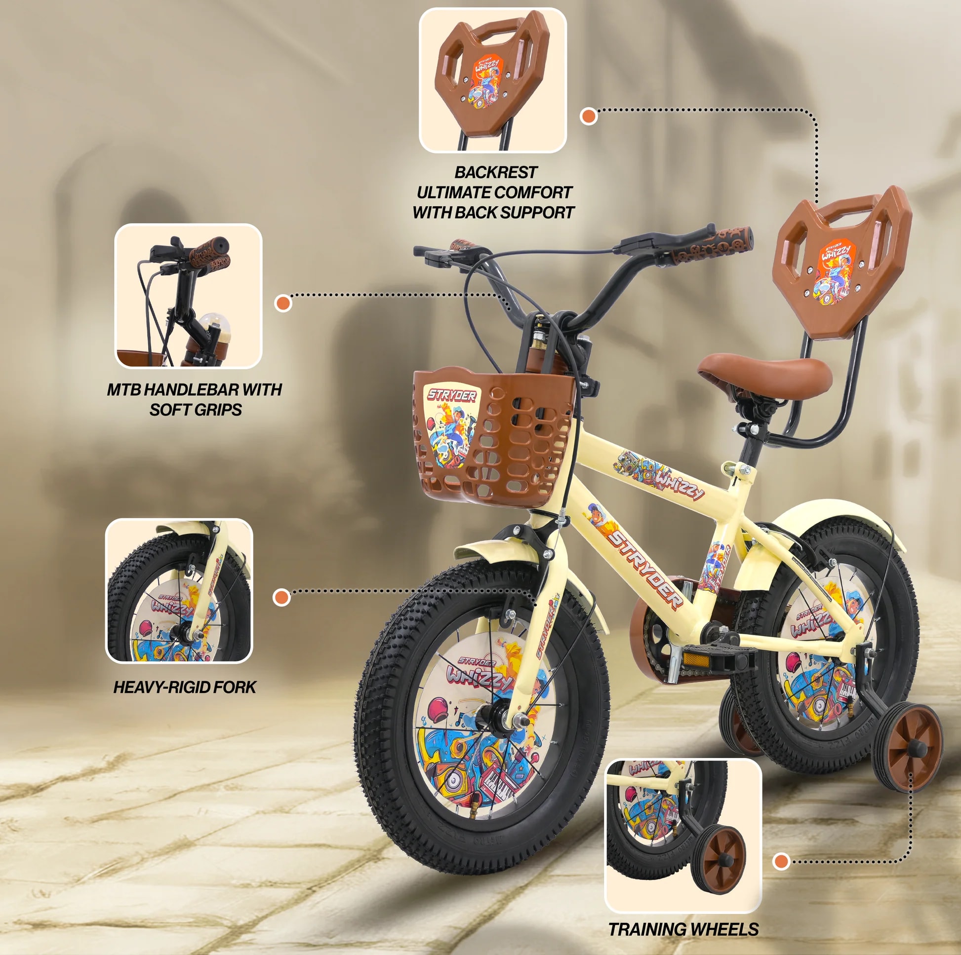 14T Whizzy Kids Cycle